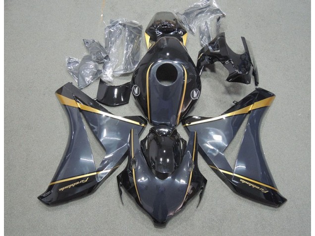 Carenagem CBR 1000RR 2008-2011 - Preto Ouro Fireblade Carenagem CBR 1000RR 2008-2011 - Preto Ouro Fireblade