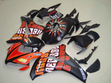 Carenagem CBR 1000RR 2008-2011 - Rossi Preto Fosco