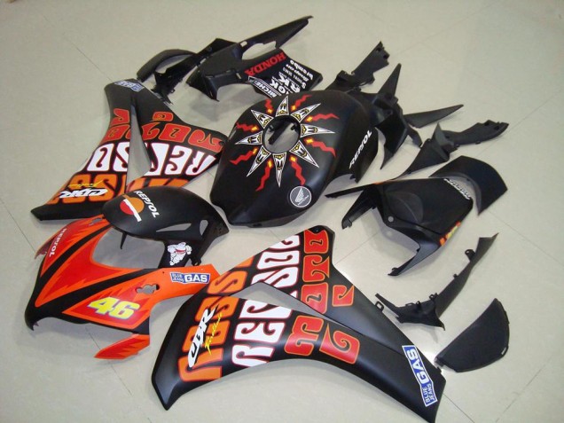Carenagem CBR 1000RR 2008-2011 - Rossi Preto Fosco Carenagem CBR 1000RR 2008-2011 - Rossi Preto Fosco