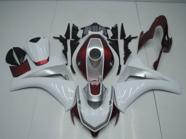 Carenagem CBR 1000RR 2008-2011 - Vermelho Branco & Prata