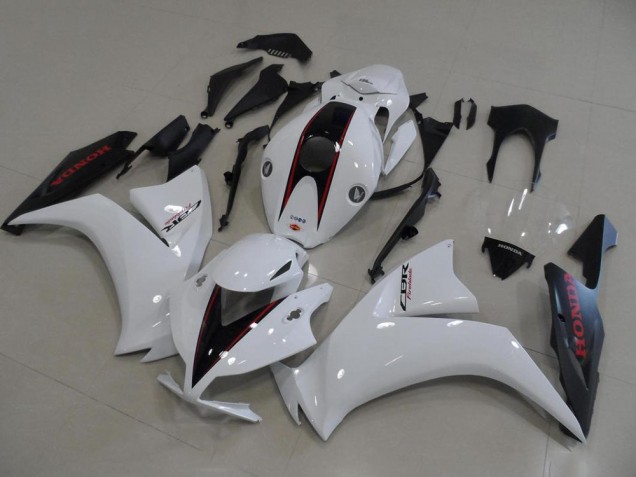 Carenagem CBR 1000RR 2012-2016 - Branco & Preto Fosco Estilo OEM Carenagem CBR 1000RR 2012-2016 - Branco & Preto Fosco Estilo OEM