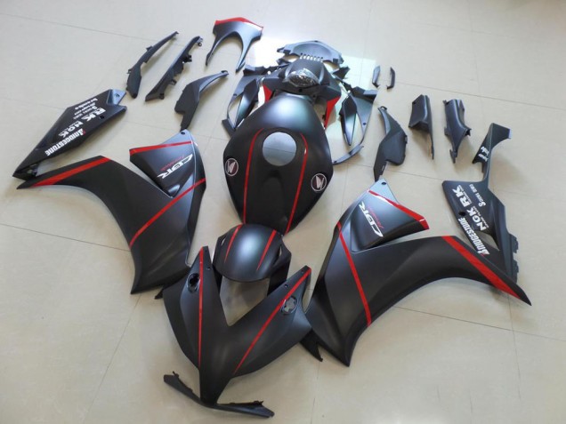 Carenagem CBR 1000RR 2012-2016 - Fosco Bladk & Vermelho Listra Carenagem CBR 1000RR 2012-2016 - Fosco Bladk & Vermelho Listra