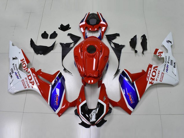 Carenagem CBR 1000RR 2017-2023 - Vermelho Azul HRC Carenagem CBR 1000RR 2017-2023 - Vermelho Azul HRC