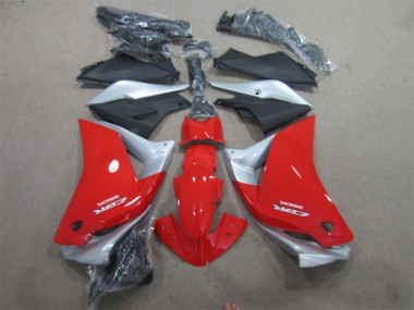 Carenagem CBR 125R 2011-2013 - Vermelho Prata Preto