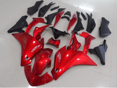 Carenagem CBR 250RR 2011-2013 - Vermelho Preto Fosco