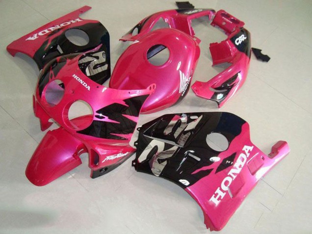 Carenagem CBR 250RR MC22 1991-1998 - Preto Rosa Carenagem CBR 250RR MC22 1991-1998 - Preto Rosa