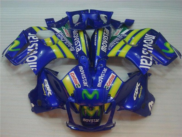 Carenagem CBR 600 F3 1995-1998 - Azul Movistar Castrol Carenagem CBR 600 F3 1995-1998 - Azul Movistar Castrol