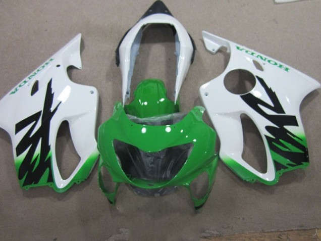Carenagem CBR 600 F4 1999-2000 - Branco Verde Carenagem CBR 600 F4 1999-2000 - Branco Verde