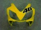 Carenagem CBR 600 F4i 2001-2003 - Amarelo Branco Carenagem CBR 600 F4i 2001-2003 - Amarelo Branco