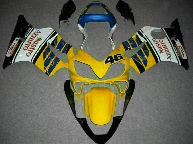 Carenagem CBR 600 F4i 2001-2003 - Amarelo Branco Carenagem CBR 600 F4i 2001-2003 - Amarelo Branco