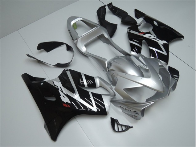 Carenagem CBR 600 F4i 2001-2003 - Prata Preto