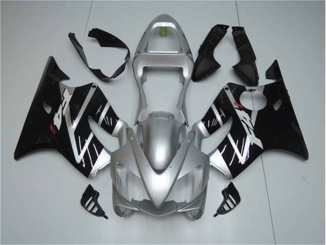 Carenagem CBR 600 F4i 2001-2003 - Prata Preto