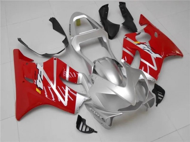 Carenagem CBR 600 F4i 2001-2003 - Prata Vermelho
