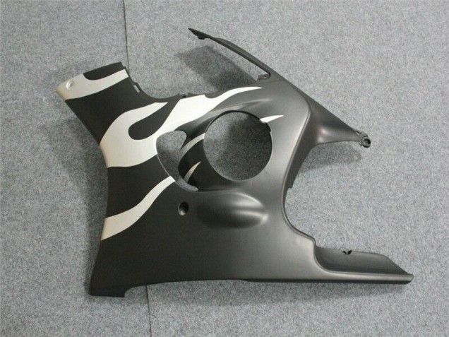 Carenagem CBR 600 F4i 2001-2003 - Preto Branco Chama Carenagem CBR 600 F4i 2001-2003 - Preto Branco Chama