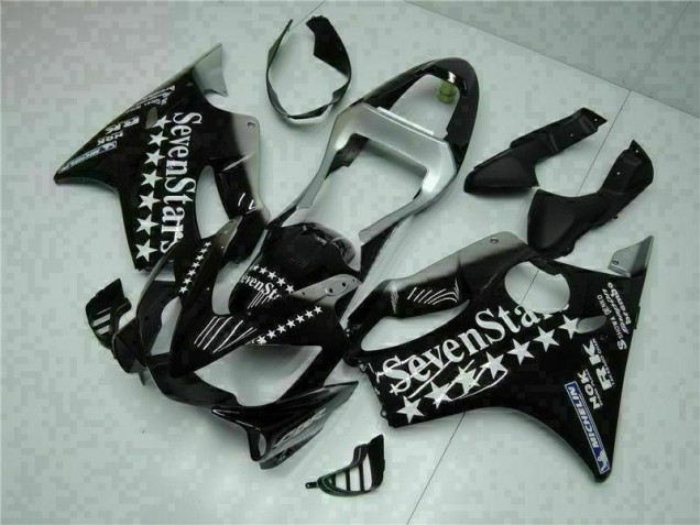 Carenagem CBR 600 F4i 2001-2003 - Preto Branco SevenStarss