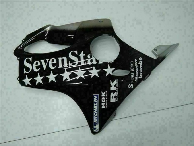 Carenagem CBR 600 F4i 2001-2003 - Preto Branco SevenStarss