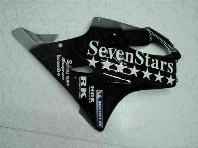 Carenagem CBR 600 F4i 2001-2003 - Preto Branco SevenStarss