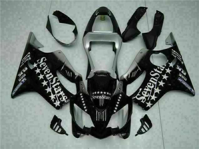 Carenagem CBR 600 F4i 2001-2003 - Preto Branco SevenStarss