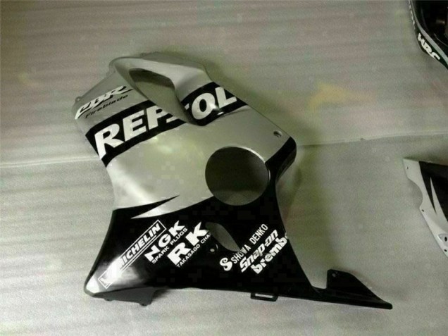 Carenagem CBR 600 F4i 2001-2003 - Preto Prata Repsol