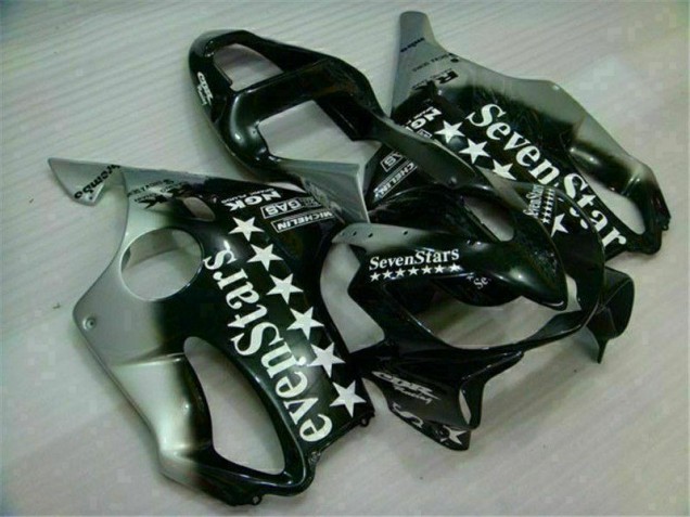 Carenagem CBR 600 F4i 2001-2003 - Preto Prata SevenStarss