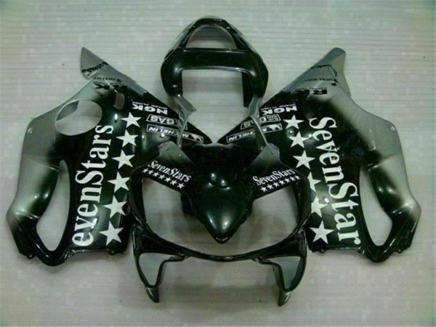 Carenagem CBR 600 F4i 2001-2003 - Preto Prata SevenStarss