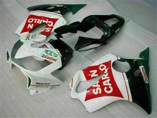 Carenagem CBR 600 F4i 2001-2003 - Vermelho Branco Preto San Carlo