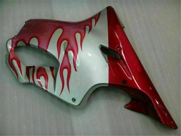 Carenagem CBR 600 F4i 2001-2003 - Vermelho Chama Prata