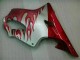 Carenagem CBR 600 F4i 2001-2003 - Vermelho Chama Prata