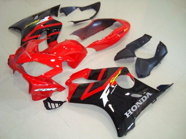 Carenagem CBR 600 F4i 2004-2007 - Vermelho Preto Vermelho Tail