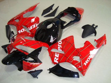 Carenagem CBR 600RR 2003-2004 - Preto Spider Man Repsol