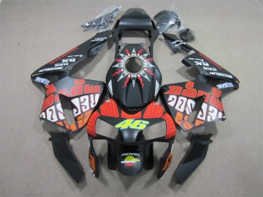 Carenagem CBR 600RR 2003-2004 - Preto Vermelho Repsol 46