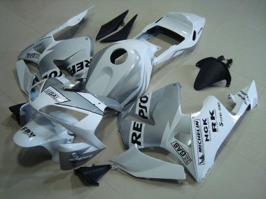 Carenagem CBR 600RR 2003-2004 - Repsol Branco Prata