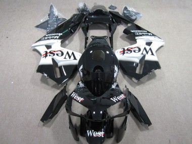 Carenagem CBR 600RR 2003-2004 - West Branco Preto
