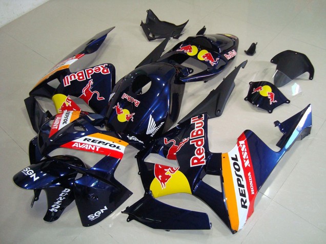 Carenagem CBR 600RR 2005-2006 - Azul Escuro Red Bull Repsol