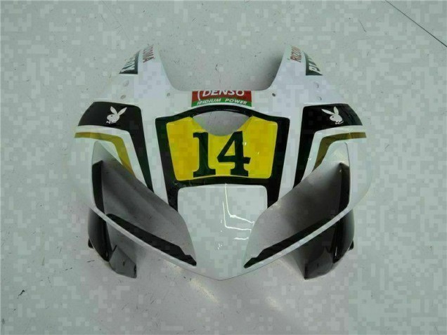 Carenagem CBR 600RR 2005-2006 - Branco Playboy 14 Carenagem CBR 600RR 2005-2006 - Branco Playboy 14