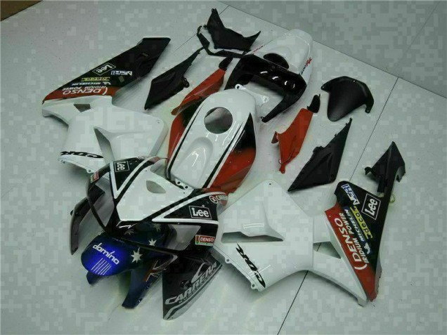 Carenagem CBR 600RR 2005-2006 - Branco Vermelho Preto Lee