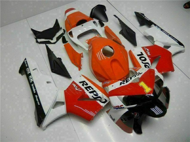 Carenagem CBR 600RR 2005-2006 - Laranja Repsol Carenagem CBR 600RR 2005-2006 - Laranja Repsol