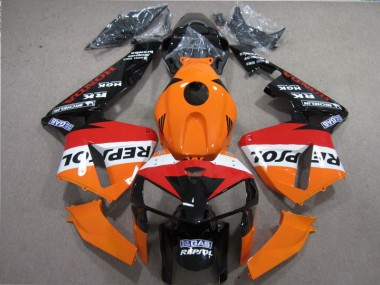 Carenagem CBR 600RR 2005-2006 - Laranja Vermelho Preto Repsol