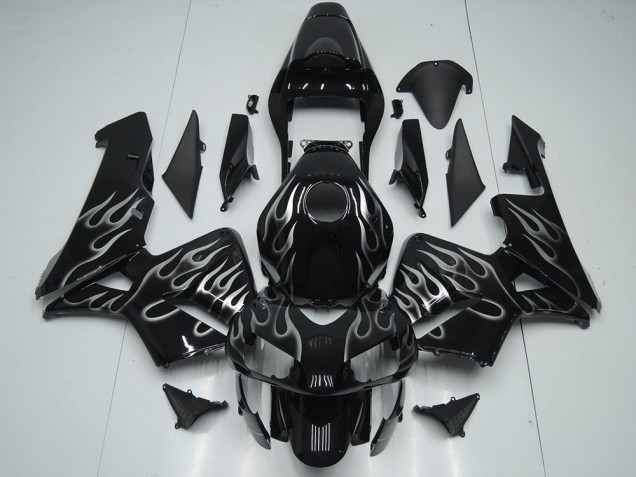 Carenagem CBR 600RR 2005-2006 - Prata Chama Carenagem CBR 600RR 2005-2006 - Prata Chama