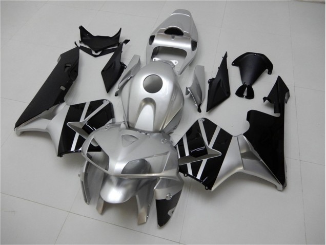 Carenagem CBR 600RR 2005-2006 - Prata Preto Carenagem CBR 600RR 2005-2006 - Prata Preto