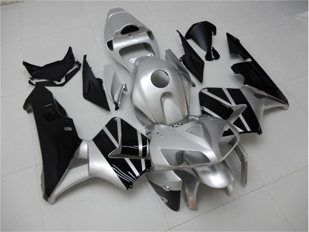 Carenagem CBR 600RR 2005-2006 - Prata Preto Carenagem CBR 600RR 2005-2006 - Prata Preto
