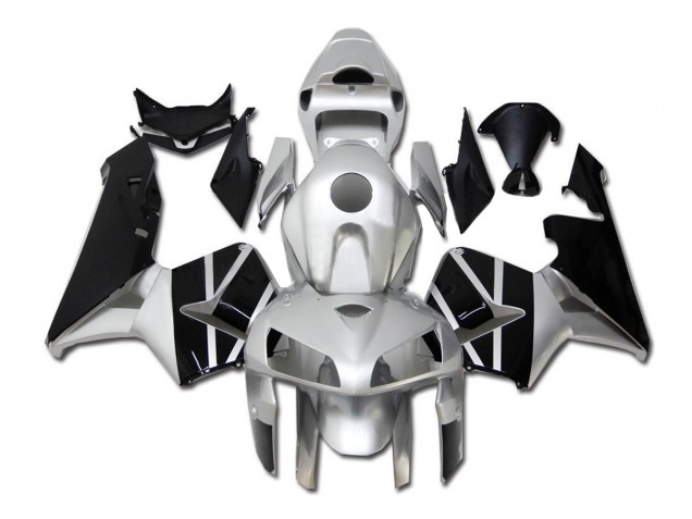 Carenagem CBR 600RR 2005-2006 - Prata Preto Carenagem CBR 600RR 2005-2006 - Prata Preto