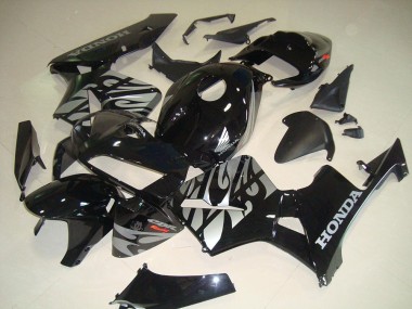 Carenagem CBR 600RR 2005-2006 - Preto Branco Chama