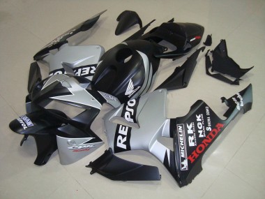 Carenagem CBR 600RR 2005-2006 - Preto Fosco Prata Repsol