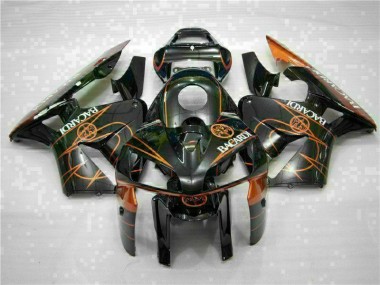 Carenagem CBR 600RR 2005-2006 - Preto Laranja BACARDI