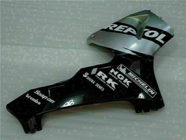 Carenagem CBR 600RR 2005-2006 - Preto Prata Repsol Carenagem CBR 600RR 2005-2006 - Preto Prata Repsol