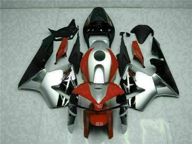 Carenagem CBR 600RR 2005-2006 - Preto Prata Vermelho