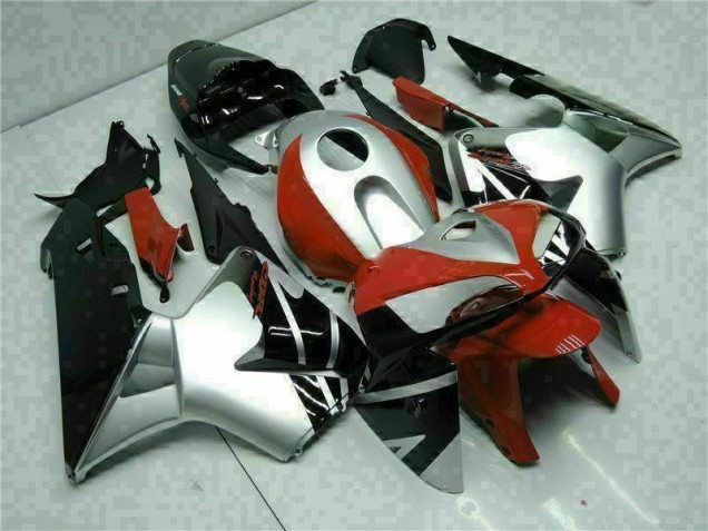 Carenagem CBR 600RR 2005-2006 - Preto Prata Vermelho