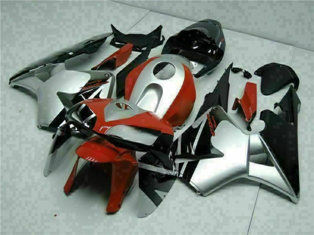 Carenagem CBR 600RR 2005-2006 - Preto Prata Vermelho