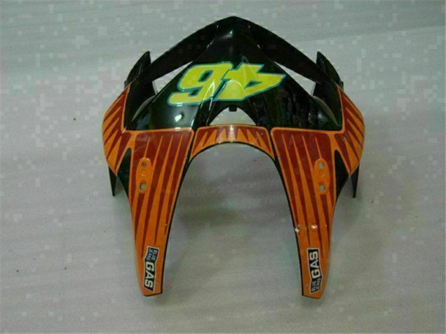 Carenagem CBR 600RR 2005-2006 - Preto Vermelho Amarelo 46